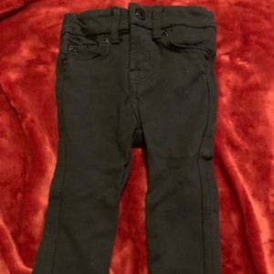 Seven for All Mankind super skinny black pants